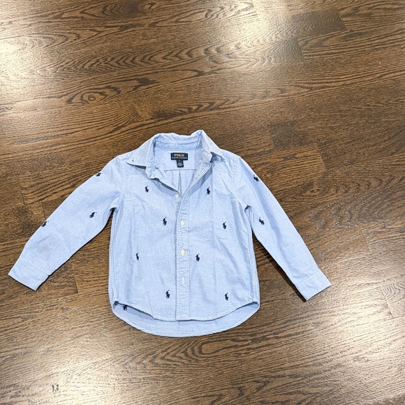 Polo by Ralph Lauren Kids Light Blue Button Down Shirt - Picture 2 of 4